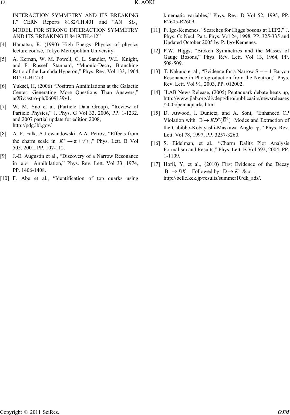 Hypothesis of Conservation of Particle Number